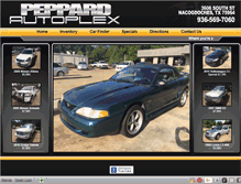 Tablet Screenshot of peppardautoplex.net